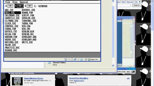 Windows 1.01 in VirtualBox смотреть онлайн