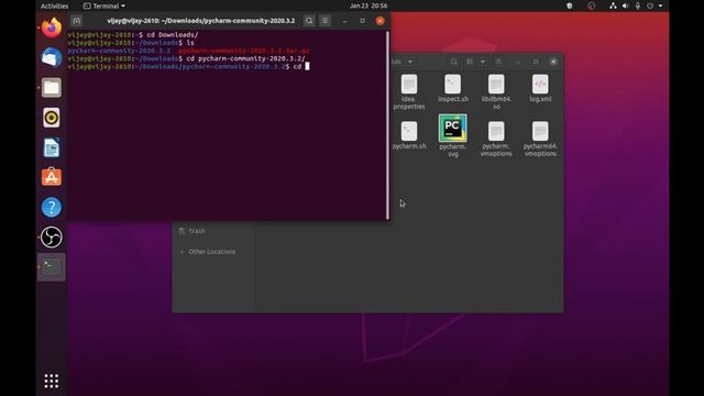 How to install and download pycharm in ubuntu | Creating desktop entry смотреть онлайн