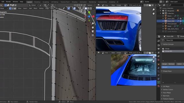 Blender 2.90 Car Modeling - Part 7 Finishing The Rear Fenders смотреть онлайн