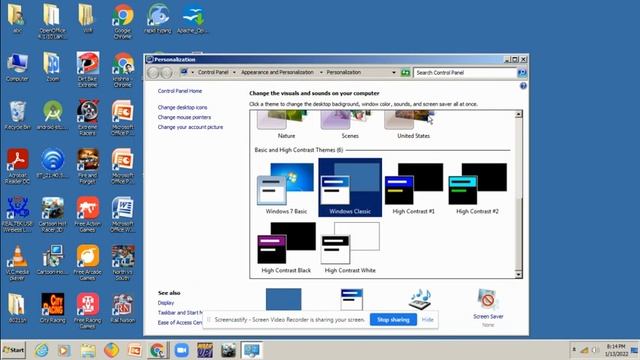 How to change a wallpaper and window's background colour in computer window-7 смотреть онлайн