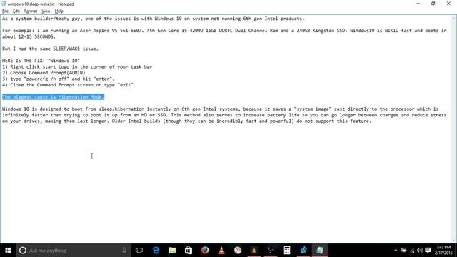 Win10 Sleep Wake Fix смотреть онлайн