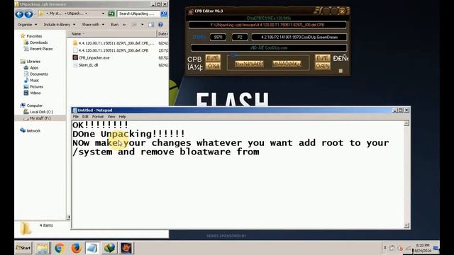 How to Unpack and Repack .CPB firmware/stock Rom смотреть онлайн