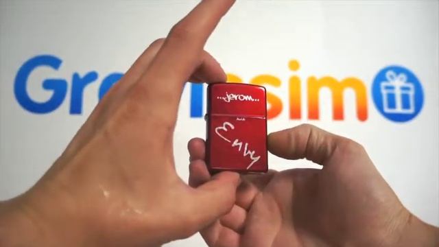 Briquet Zippo Candy Apple Red à Personnaliser смотреть онлайн