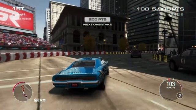 Grid 2 Gameplay on Mac - Dodge Charger SRT смотреть онлайн