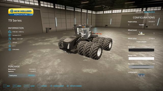 FS22 New Holland T9🔹by Levis 🔹WITH DOWNLOAD LINK🔹 4K 🔹 60FPS🔹 смотреть онлайн