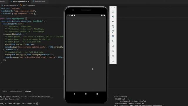 Ionic - Deeplink смотреть онлайн