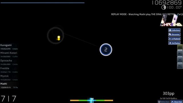 osu! | Mathi | THE ORAL CIGARETTES - ReI [Ameagari] +HD,HR 99.72% FC #1 486pp смотреть онлайн