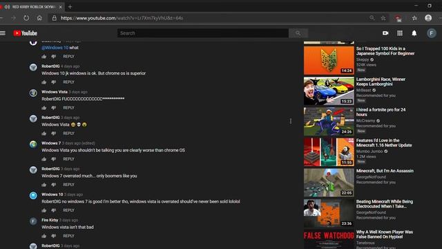@RobertDIG comment!! what is so bad about windows vista!! смотреть онлайн