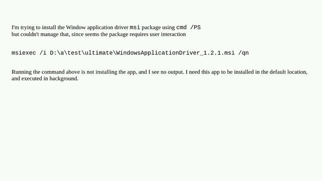 Install msi package using PowerShell смотреть онлайн