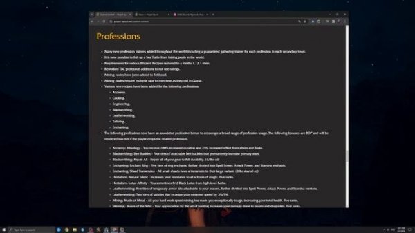 Project Epoch WoW Server Discussion