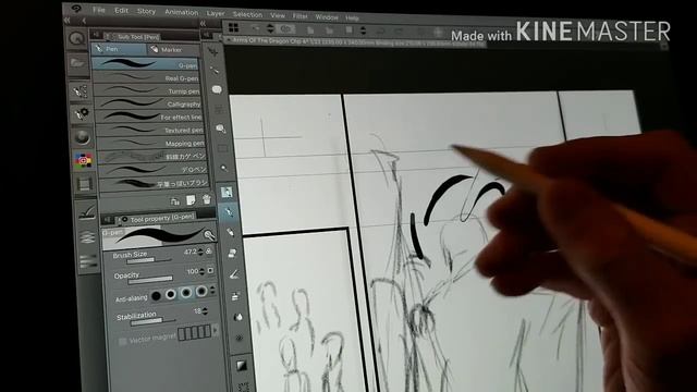 Ipad pro Clip Studio Pen Pressure and Quick Tip смотреть онлайн