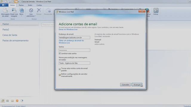 Tutorial - Configuração do Windows Live Mail смотреть онлайн