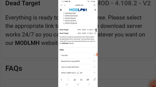 CARA DOWNLOAD APK DEAD TARGET MOD MENU смотреть онлайн