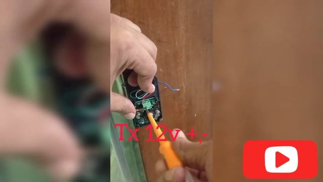 Infrared detection beam sensor installation to Auto door/Gate. смотреть онлайн