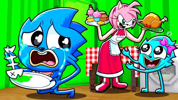 ГРУСТНАЯ ИСТОРИЯ РЕБЕНКА ШИН СОНИК В МАЙНКРАФТ МУЛЬТИК TAPES SONIC