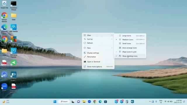 How To Show/Hide Desktop Icons!! (Windows 11) смотреть онлайн
