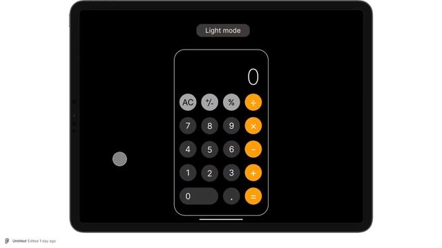 IOS inbuilt calculator for ipads #ux #uidesign #apple #appliances #appdesign #technology смотреть онлайн