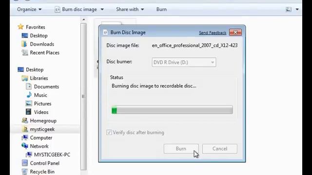 How To Burn an ISO in WIndows 7 смотреть онлайн