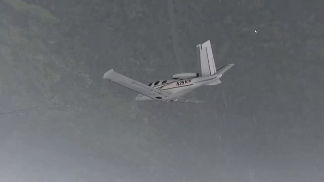 The business jet with a parachute | X-plane 11 смотреть онлайн