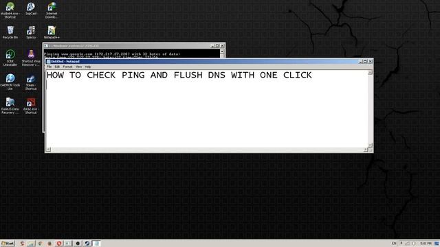 HOW TO CHECK PING AND FLUSH DNS WITH ONE CLICK смотреть онлайн