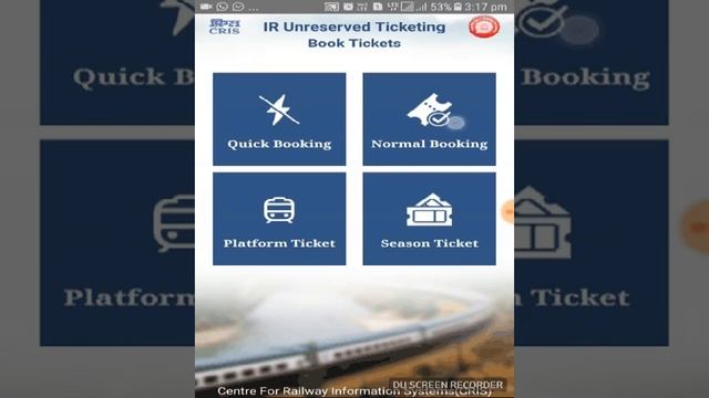 how to book online local train ticket your android phone. смотреть онлайн
