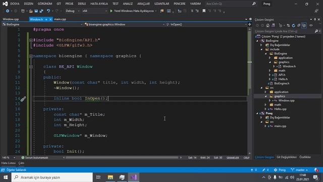 OpenGL Pong | #11: GLFW ile Pencere Oluşturmak смотреть онлайн