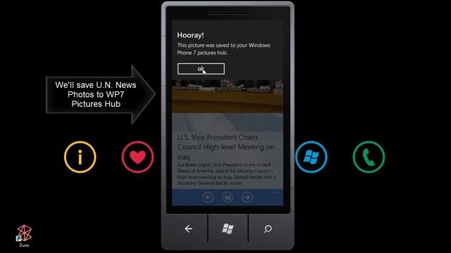 United Nations News for Windows Phone 7 смотреть онлайн