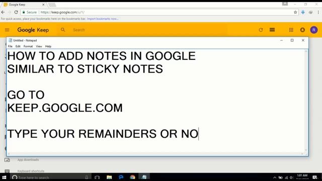 HOW TO CREATE STICKY NOTES IN GOOGLE смотреть онлайн