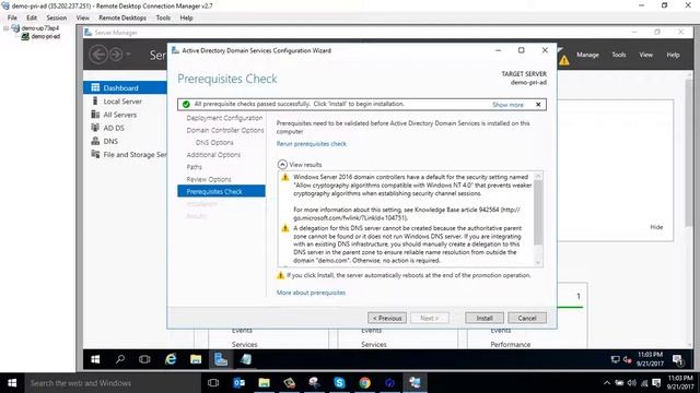 How to installing and configuring Domain Controller in Window Server 2016 - Part-02 смотреть онлайн