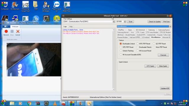 how to/unlock frp lock/all mobile/spd device by/umt dongle смотреть онлайн