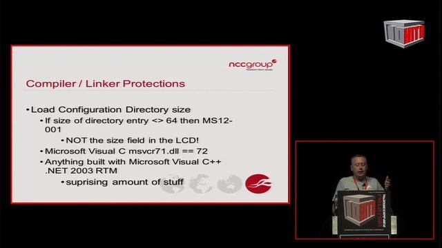 #HITB2012KUL D2T1 - Ollie Whitehouse - Finding the Weak Link in Binaries смотреть онлайн