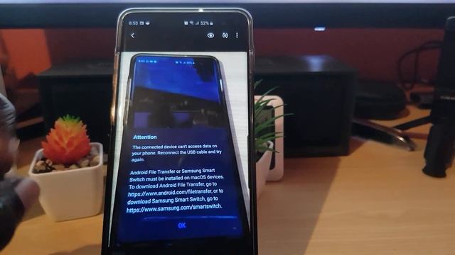 Attention the Connected device can't Access data on your phone Fix смотреть онлайн