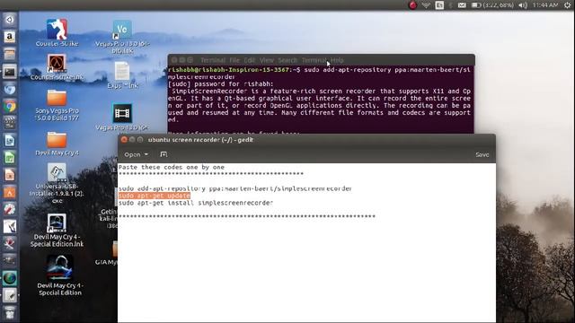 install screen recorder in ubuntu/parrot os смотреть онлайн