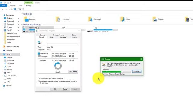 How to Clean C Drive in Windows 10/8/7 & Get More Space in Urdu/Hindi by MalomatiTube смотреть онлайн