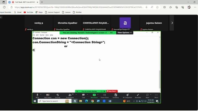 Full Stack NET Core @ 9 00 AM Mr Bangar Raju Personal Microsoft Edge 2023 10 28 10 05 56 смотреть онлайн