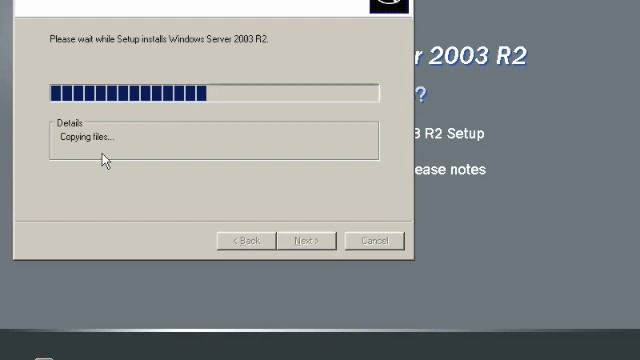 Windows Server 2003 R2 installation смотреть онлайн