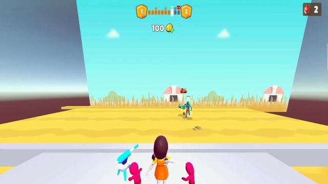 Squid Defense Crowd Battle - Gameplay Walkthrough - All Levels (IOS, Android) смотреть онлайн