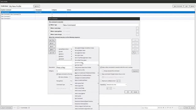 The VoiceAttack edit command window смотреть онлайн