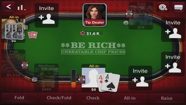 iPhone Zynga Poker смотреть онлайн