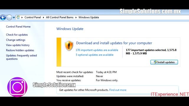 Windows 7 Update error 80072efe SOLUCION - Windows6.1-KB3102810 смотреть онлайн