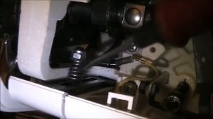 Зингер 2001, замена шестерни на нижнем валу