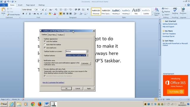 How to make Windows 7's taskbar to look like Windows XP'S taskbar смотреть онлайн