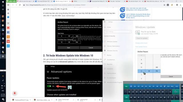 Bật tính năng trì hoãn Windows Update trên Win 10 chuẩn nhất смотреть онлайн