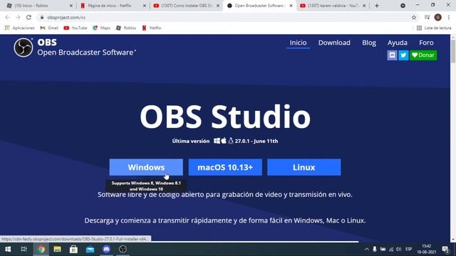 Como descargar OBS Studio para Windows 10, 8.1 y 8 😯👍🤩 смотреть онлайн