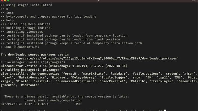 Install nullranges on Mac OS X 13 with arm binaries смотреть онлайн