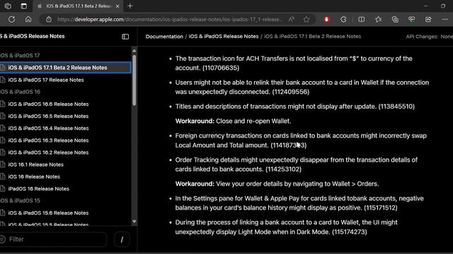 iOS & iPadOS 17 1 Beta 2 Release Notes Apple Developer Documentation смотреть онлайн