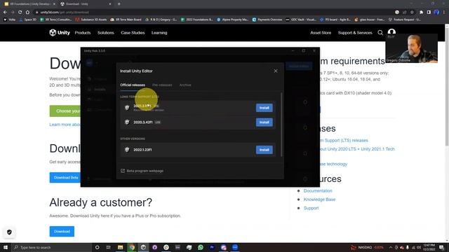 Getting Started with Unity : Downloading And Creating A New Project смотреть онлайн