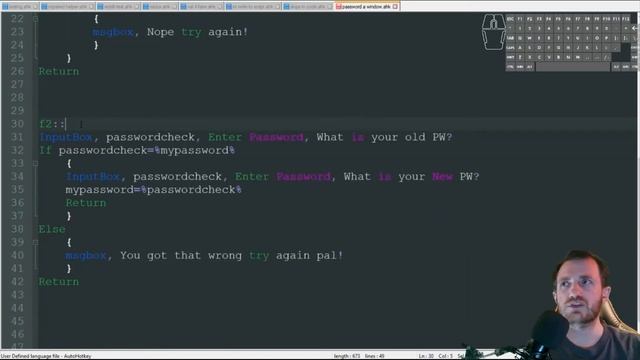 AutoHotkey Password - Hide a Window Then Unhide With a Password смотреть онлайн