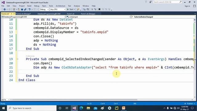 Bind ComboBox from Database using DataSet in Windows Forms using VB Net смотреть онлайн