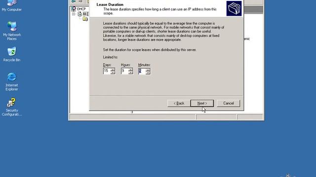 DHCP Server Configuration.avi смотреть онлайн